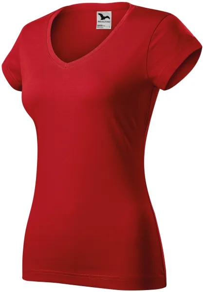 Naiste slim fit V-kaelusega T-särk - Naiste igapäevane T-särk