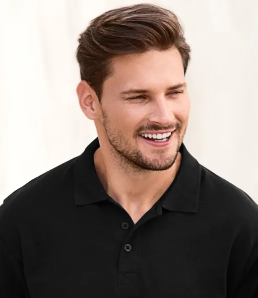 Meeste elegantne polosärk - 3 nööbiga kinnitus