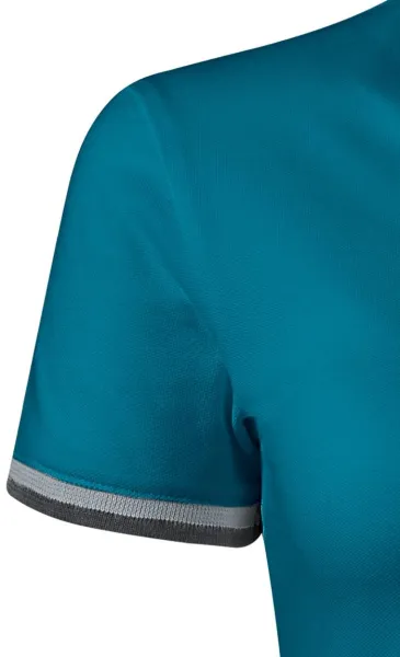 Naiste kleit kraega - Lühikesed varrukad kontrastsete triipudega