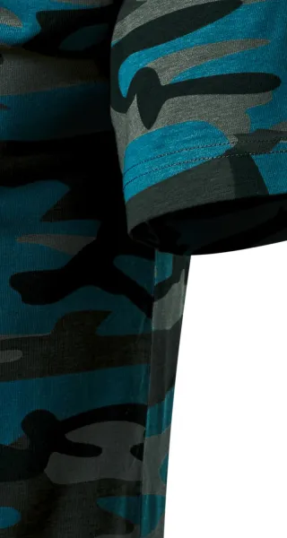 Kamuflaažiga T-särk - Lõika küljeõmblustega