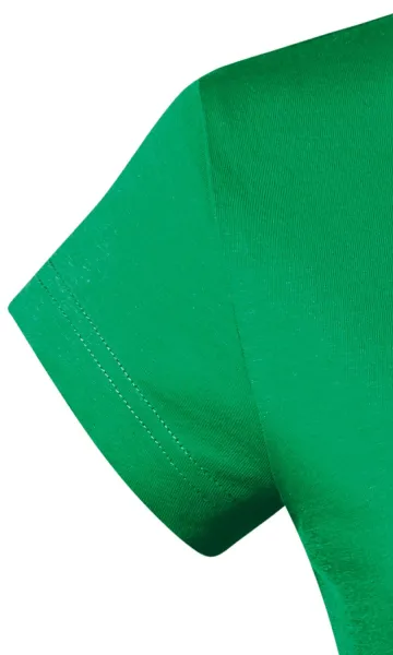 Naiste slim fit V-kaelusega T-särk - Väga lühikesed varrukad