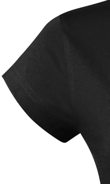 Naiste õhuke fit ümmarguse kaelusega T-särk - Lühikesed varrukad