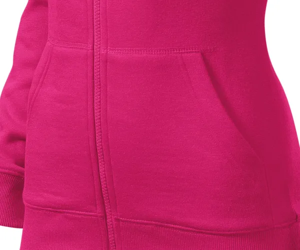 Naiste kapuutsiga dressipluus - Känguru stiilis taskud