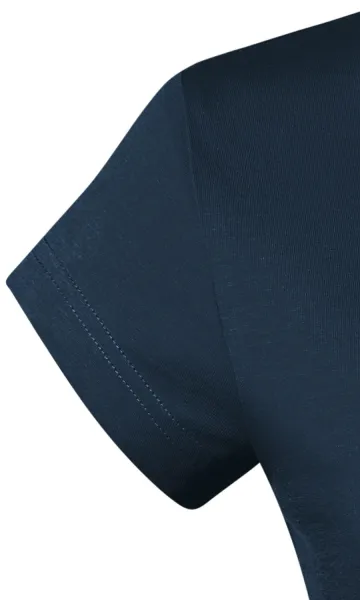 Naiste slim fit V-kaelusega T-särk - Väga lühikesed varrukad