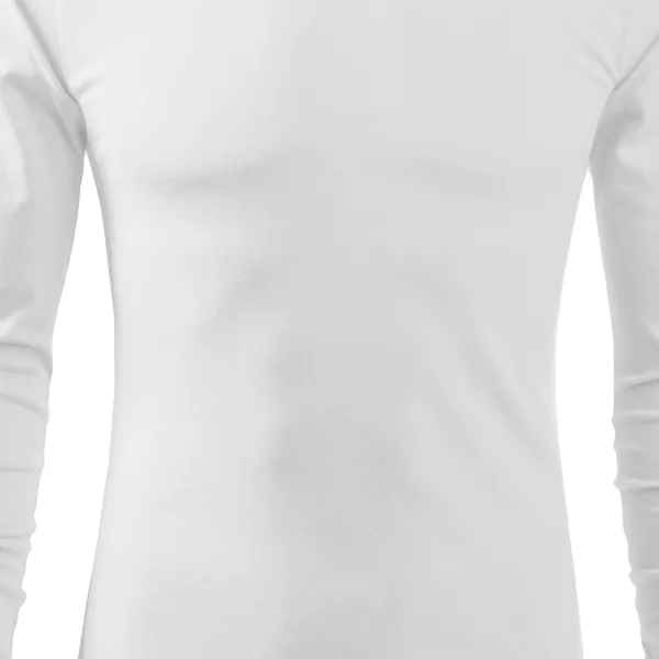 Meeste pikkade varrukatega T-särk - Kergelt liibuv lõige