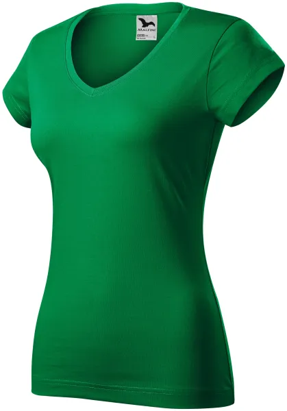 Naiste slim fit V-kaelusega T-särk - Naiste igapäevane T-särk