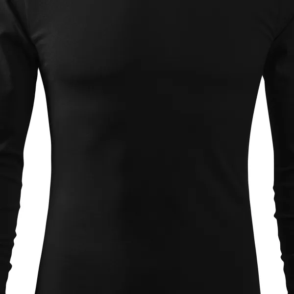 Meeste pikkade varrukatega T-särk - Kergelt liibuv lõige