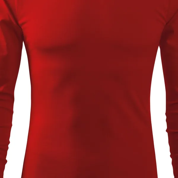 Meeste pikkade varrukatega T-särk - Kergelt liibuv lõige