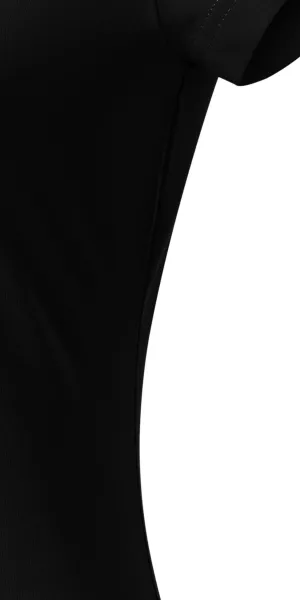 Naiste slim fit V-kaelusega T-särk - Lõika küljeõmblustega