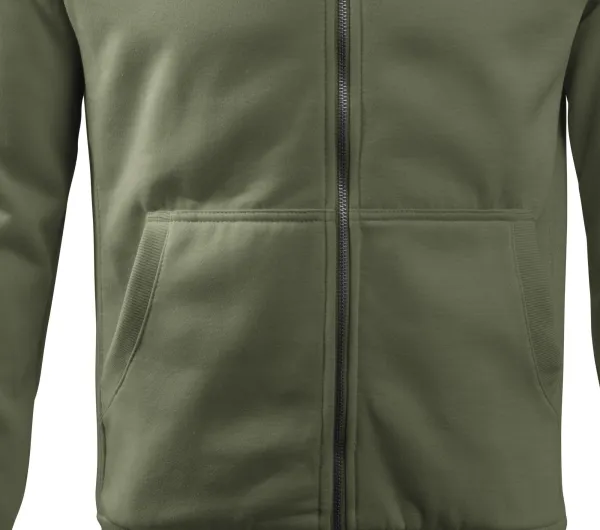 Lihtne meeste dressipluus ilma kapuutsita - Lahtine lõige küljeõmblustega