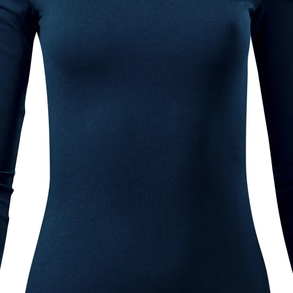 Naiste pikkade varrukatega T-särk - Kergelt liibuv lõige