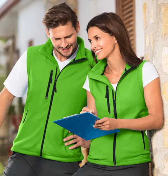 Fliisist kontrastvest - Unisex fliisvest - naistele ja meestele