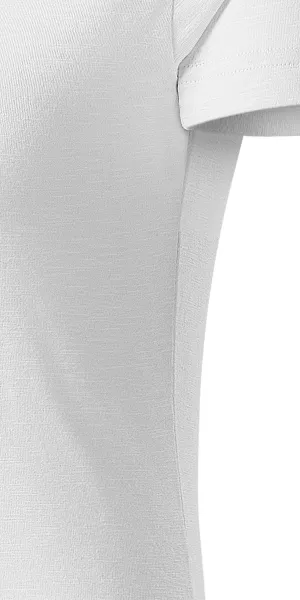 Naiste T-särk, tekstuuriga orgaaniline puuvill - Lõika küljeõmblustega