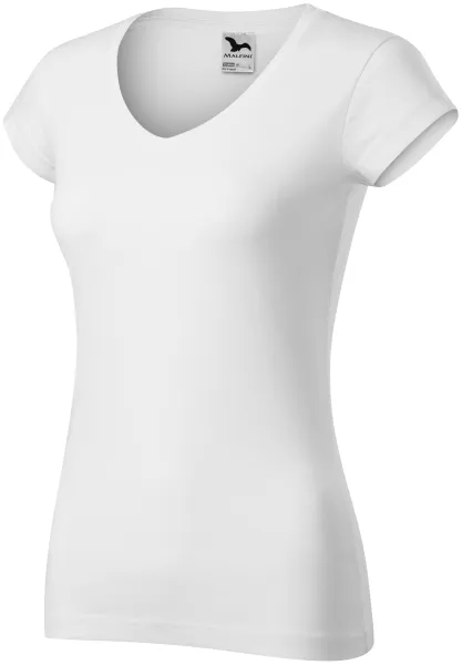 Naiste slim fit V-kaelusega T-särk - Naiste igapäevane T-särk