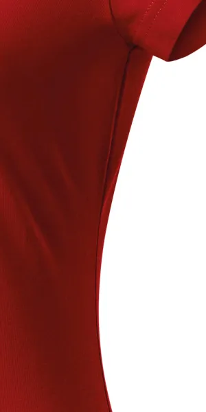 Naiste slim fit V-kaelusega T-särk - Lõika küljeõmblustega