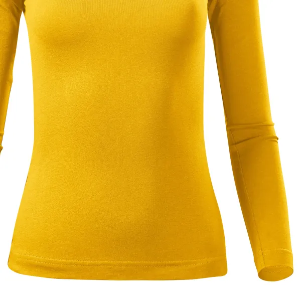 Naiste pikkade varrukatega T-särk - Kergelt liibuv lõige