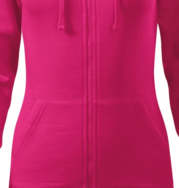 Naiste kapuutsiga dressipluus - Kooniline lõige küljeõmblustega