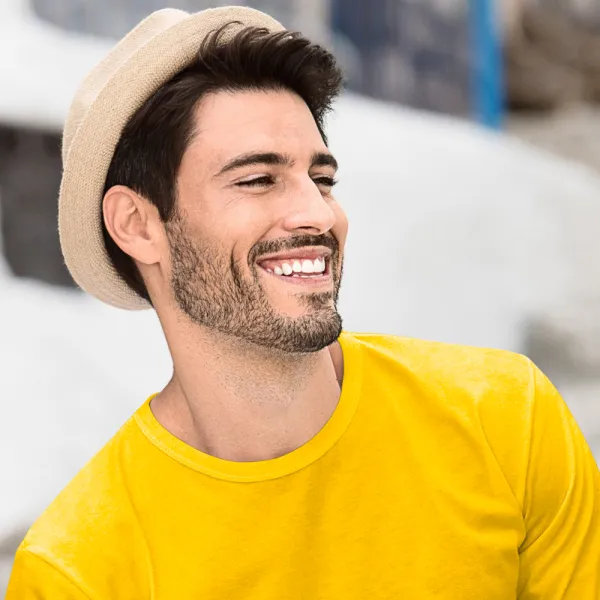 Meeste pikkade varrukatega T-särk - Klassikaline ümar kaelus