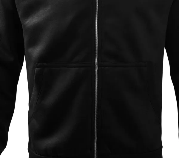 Lihtne meeste dressipluus ilma kapuutsita - Lahtine lõige küljeõmblustega