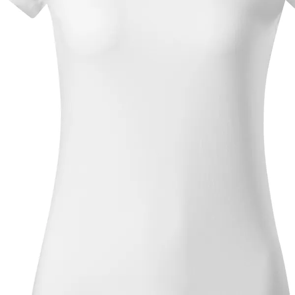 Naiste slim fit V-kaelusega T-särk - Õrnalt kitsenev lõige